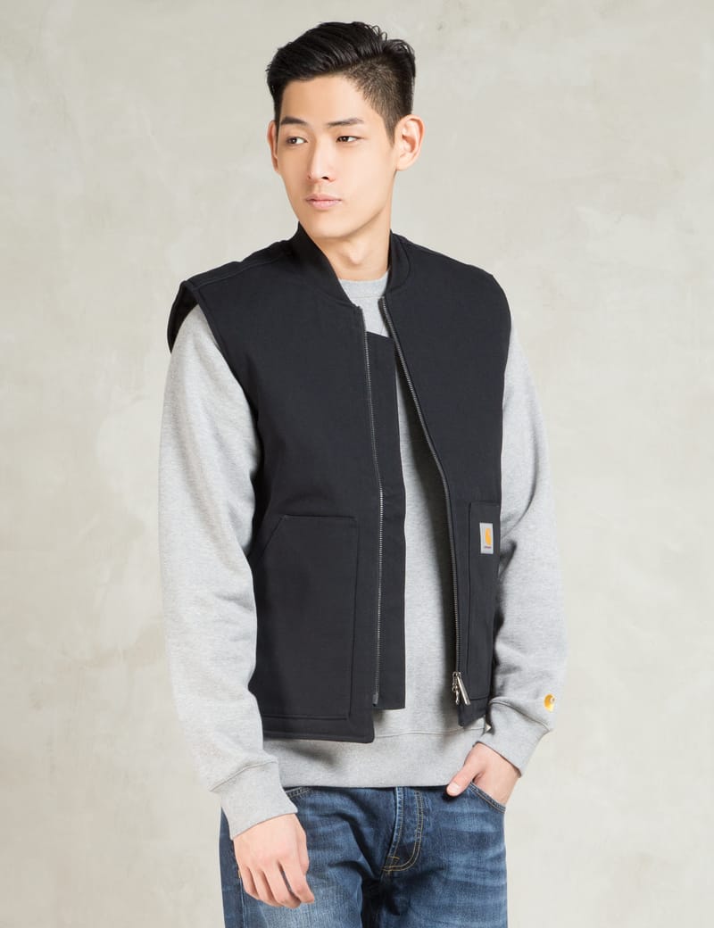 カーハート carharrt active vest black Carhartt WIP Elmwood Vest Black Men's - US