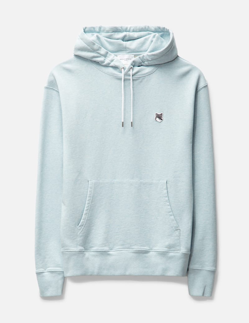 Maison Kitsuné - GREY FOX HEAD PATCH CLASSIC HOODIE | HBX