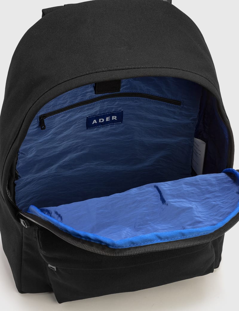 ADER ブラック バックパック Ader Error - Zigzag Backpack | HBX - Globally Curated