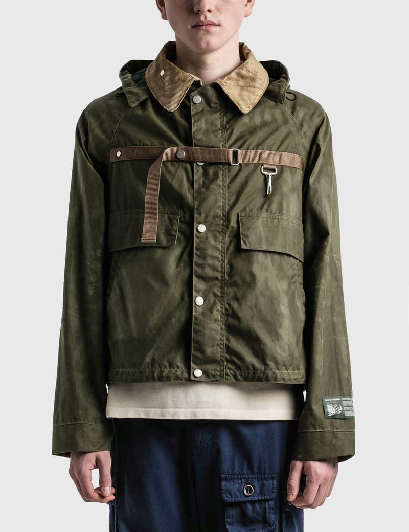 Reese Cooper - Cropped Waxed Cotton Hunting Jacket | HBX