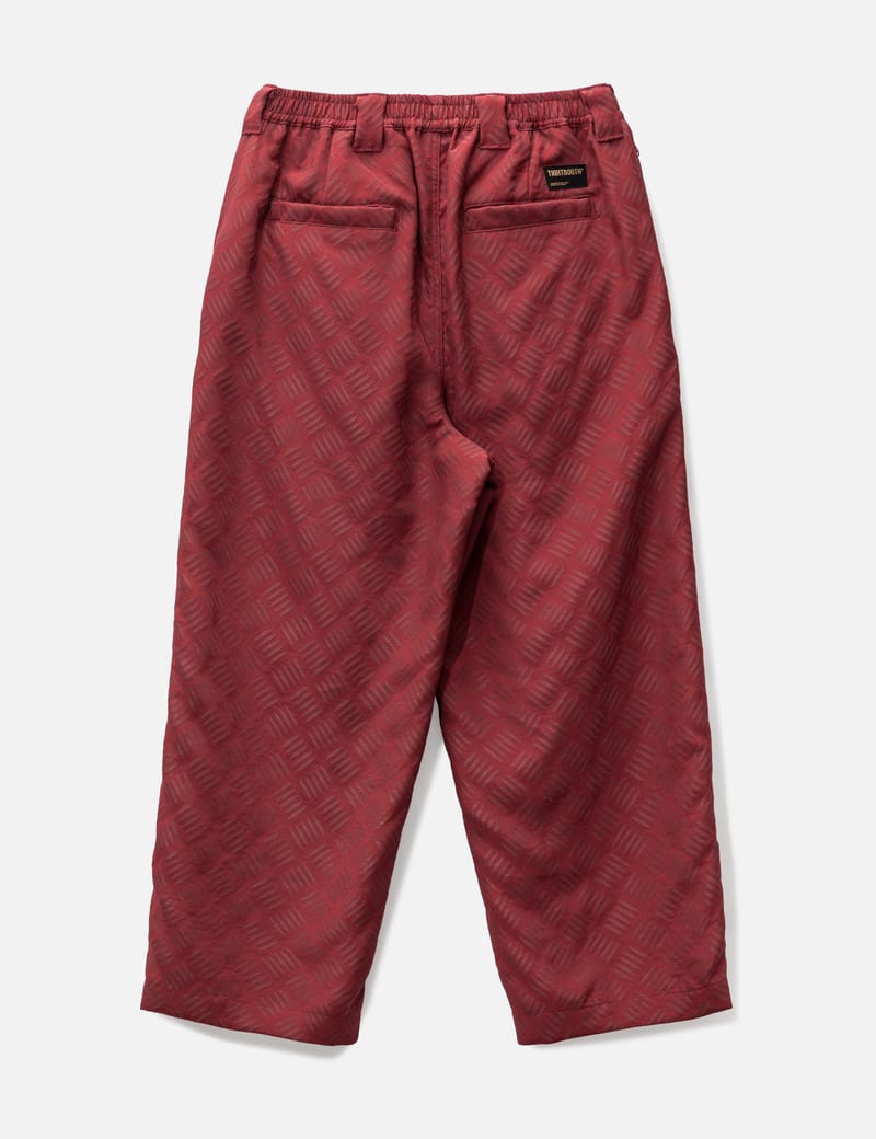 TIGHTBOOTH - CHECKER PLATE BAGGY SLACKS | HBX - Globally Curated