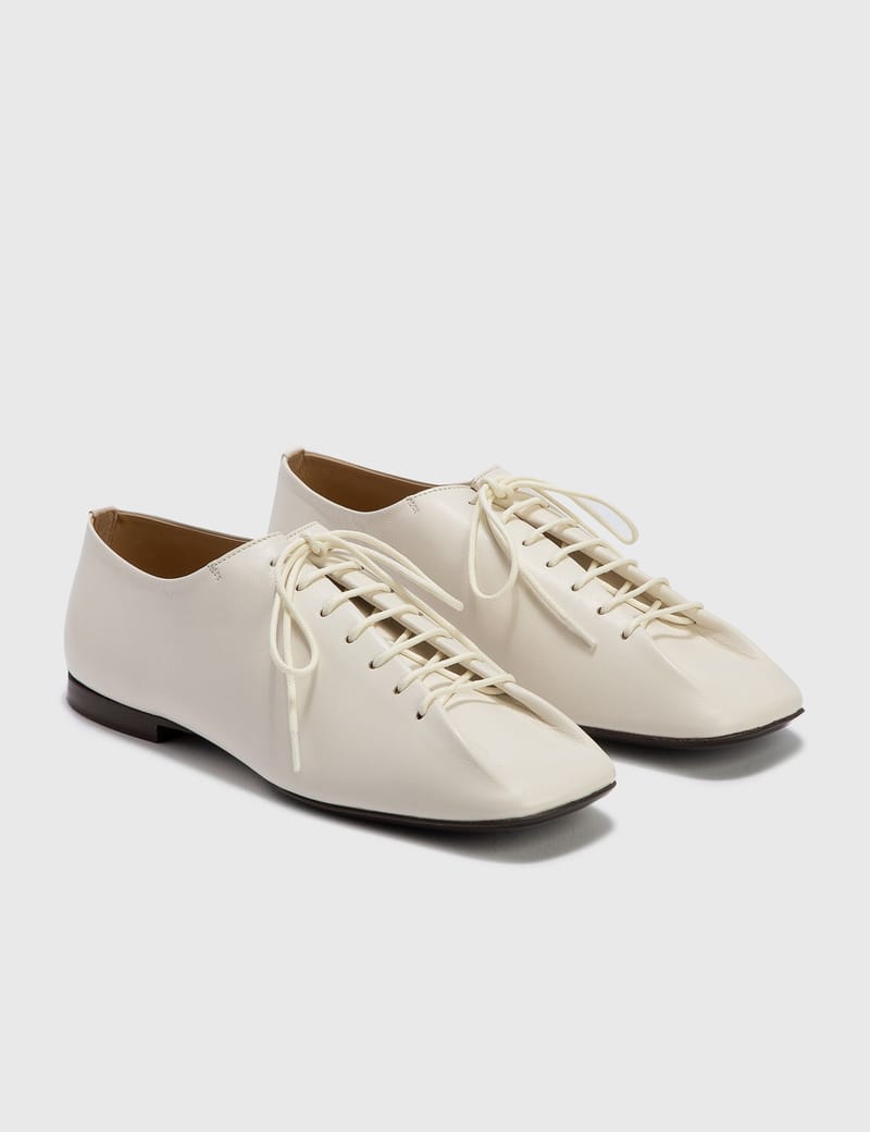 LEMAIRE クラシックダービー フラットシューズ LEMAIRE / SOURIS FLAT CLASSIC DERBIES | LA VILLA ROUGE
