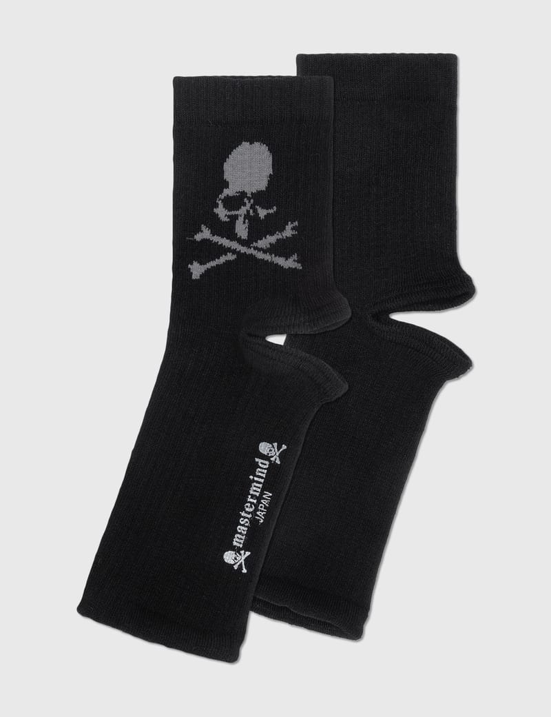 mastermind JAPAN スエード手袋 スカルデザイン mastermind JAPAN マスターマインドジャパン MJ18P02-SW140-011