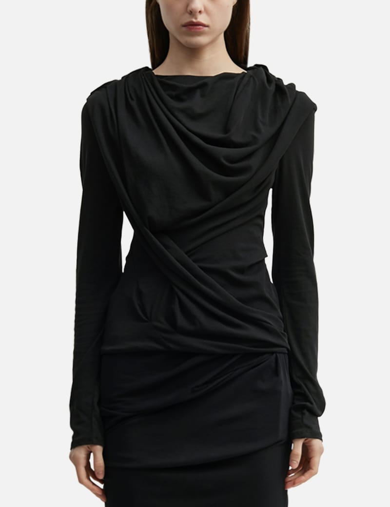 ENTIRE STUDIOS Long‑Sleeve Mini Dress Entire Studios - Long Sleeve Mini Dress | HBX