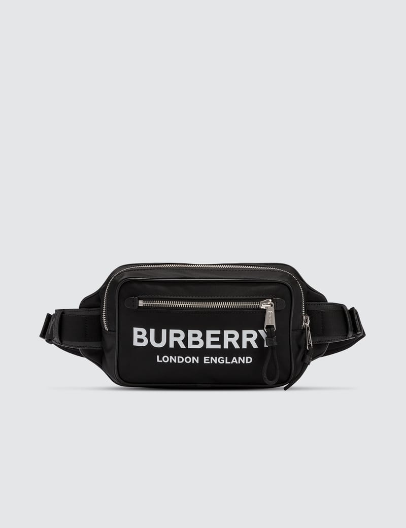 Burberry - Logo Print ECONYL® Bum Bag | HBX - Globally Curated