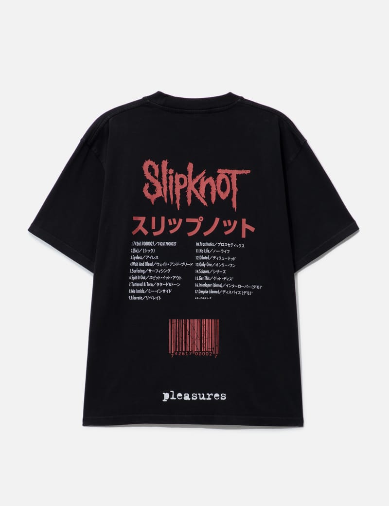 プレジャーズ - Pleasures x Slipknot Self Titled Ringer Shirt
