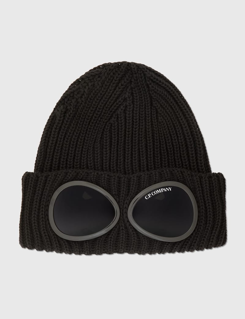 C.P. Company - Extra Fine Merino Wool Goggle Beanie | HBX