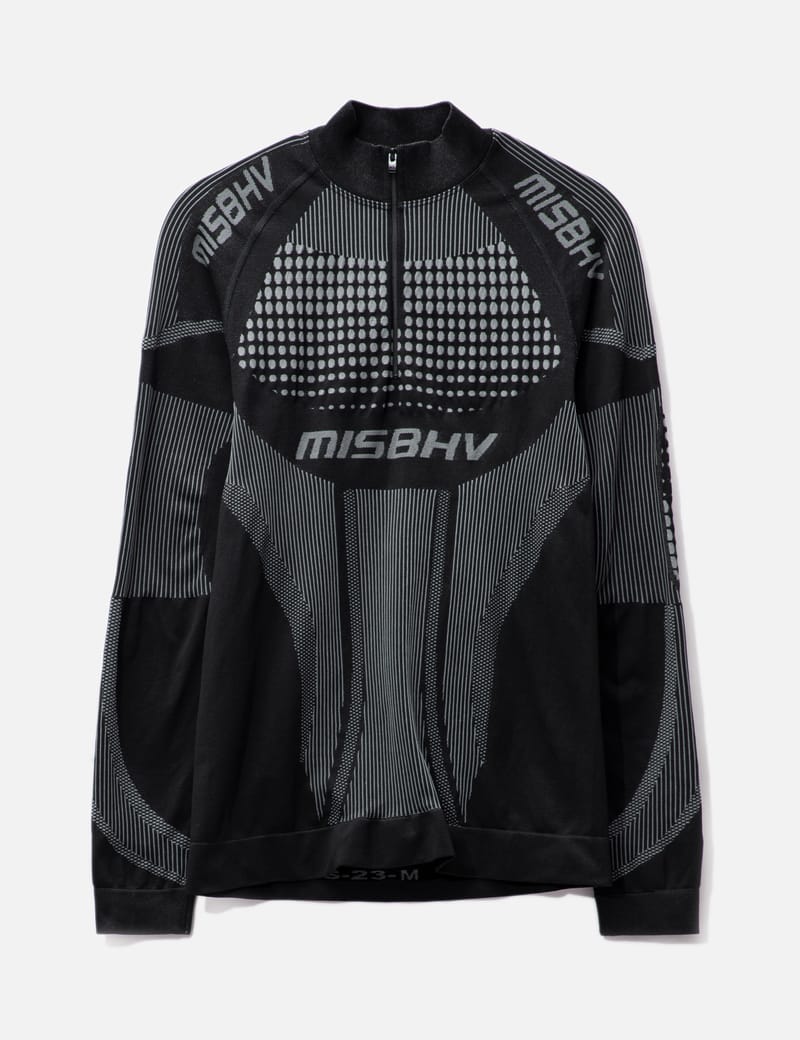 Misbhv - SPORT EUROPA QUARTER-ZIP LONGSLEEVE MUTED BLACK | HBX