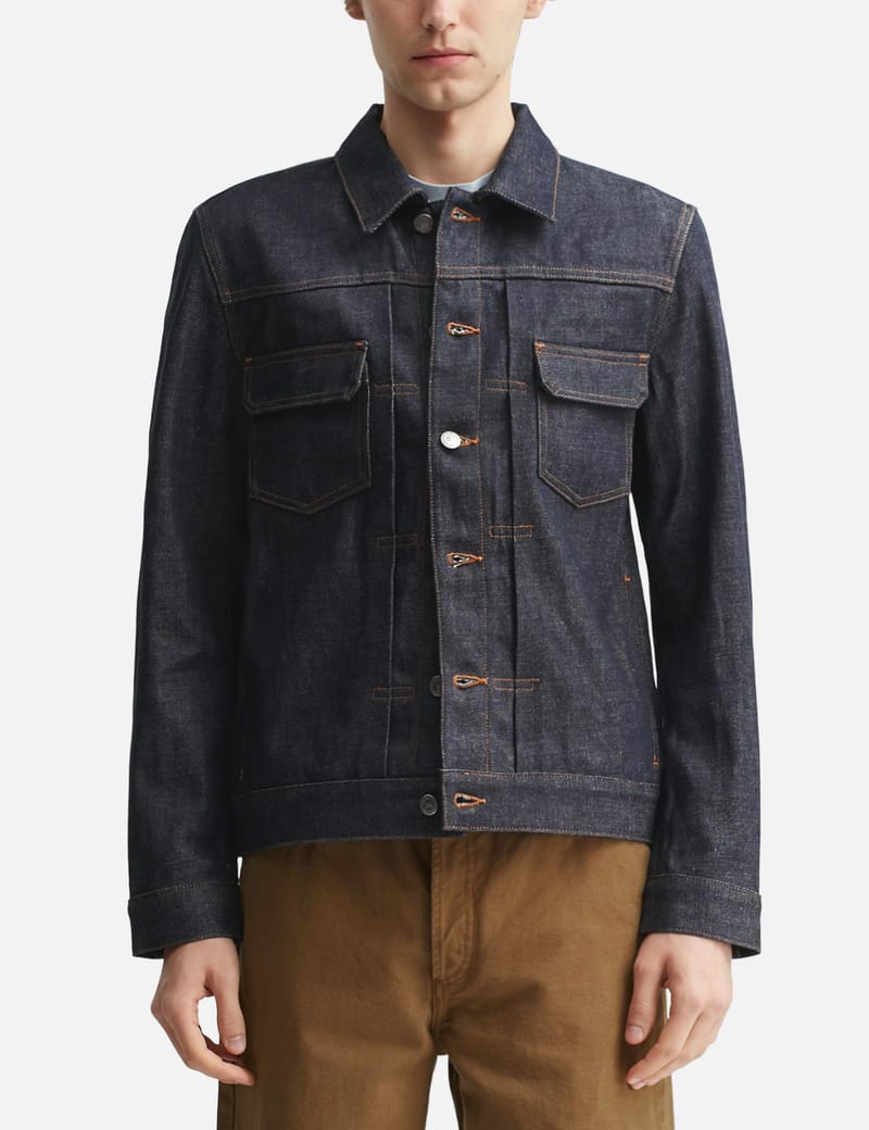 A.P.C. - A.P.C. X Carhartt Denim Jacket | HBX