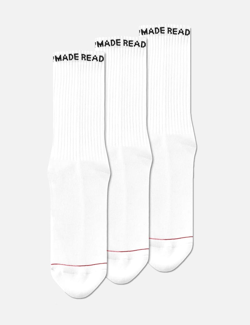 READYMADE - CREW SOCKS (PACK OF 3) | HBX - Globally