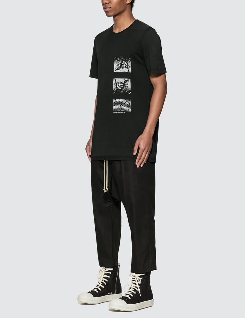 VIP【関税送料無料】希少 Rick Owens Drkshdw Pentagram T-shirt Rick owens drkshdw logo embroided pentagram tee – Dusty Archive