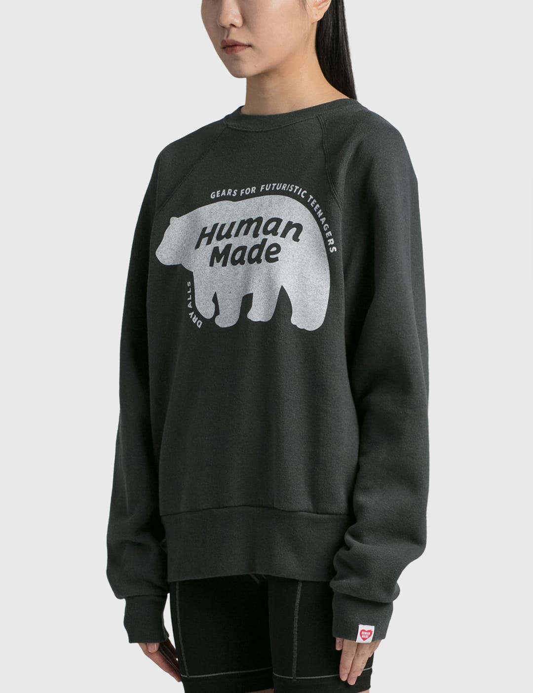 Human Made - Raglan Crewneck Sweatshirt | HBX - Globally Curated