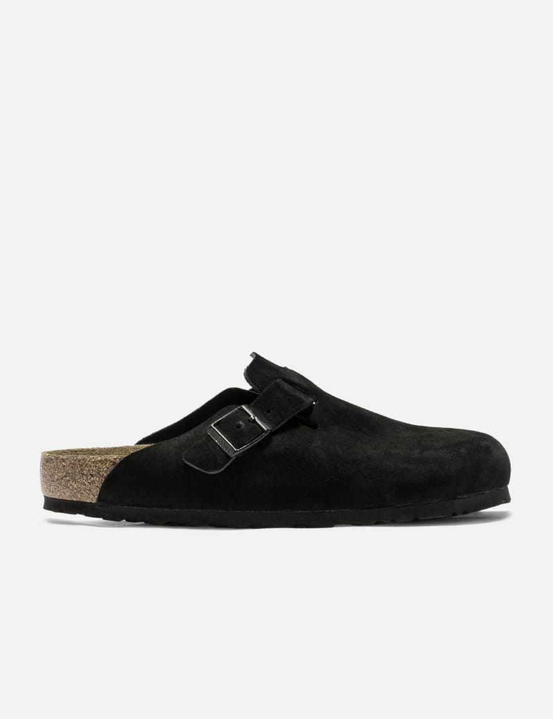 Birkenstock Boston Soft Footbed - Classic suede clog with soft