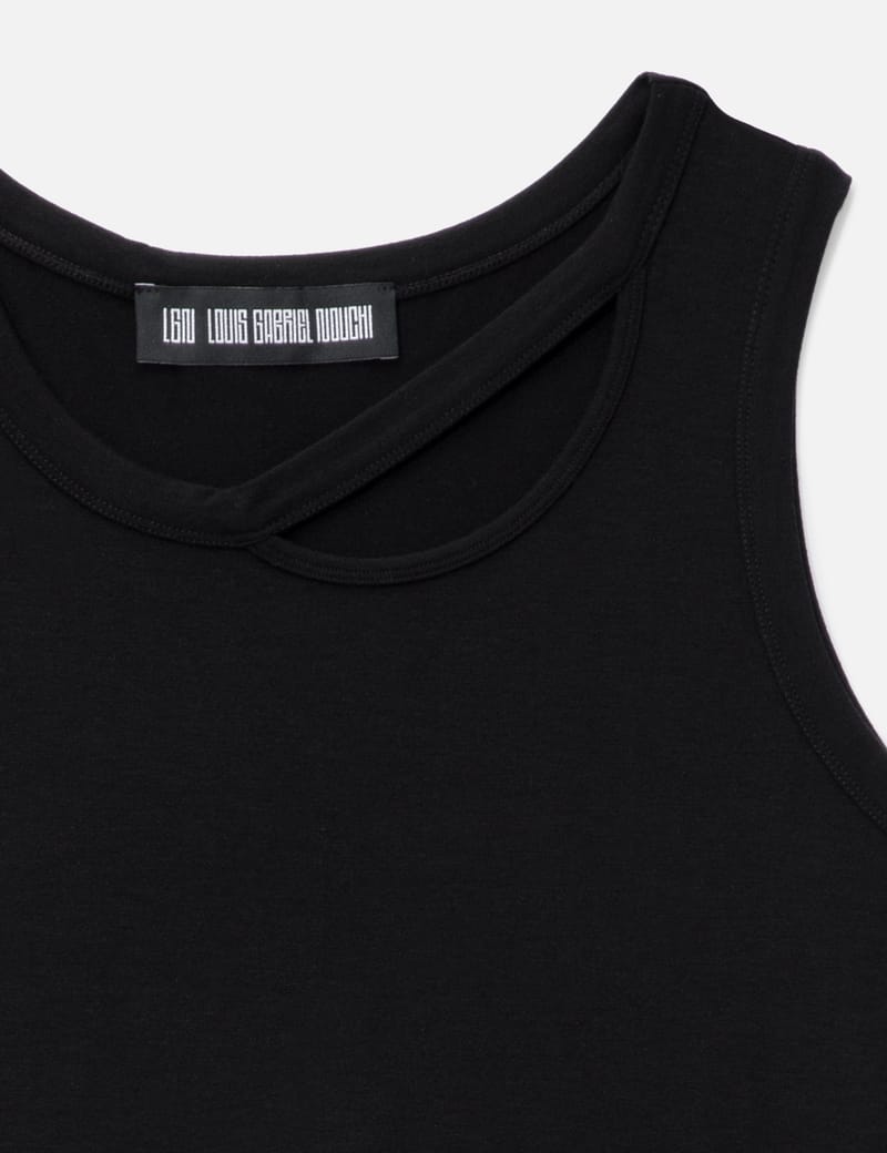 LGN Louis Gabriel Nouchi - Asymmetric Neck Tank Top | HBX