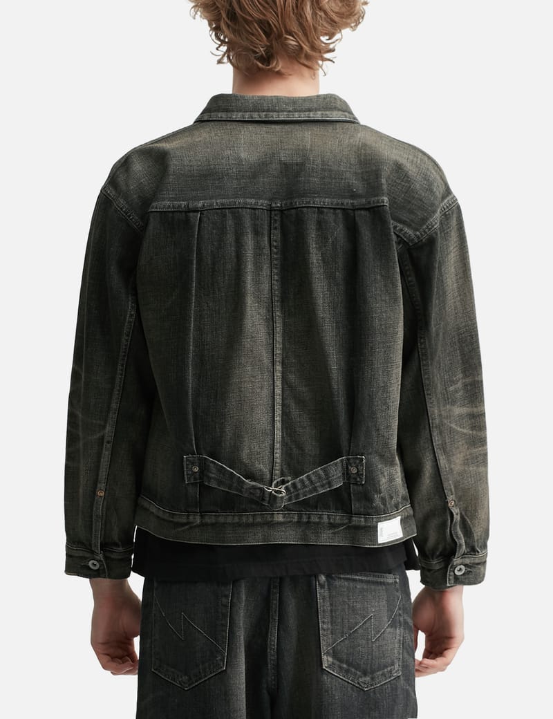 NEIGHBORHOOD Savage Denim Type-1 Jacket - Premium distressed