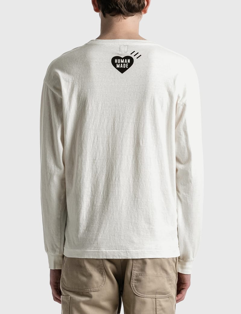 HUMANMADE ロングスリーブTシャツ ホワイト HUMAN MADE グラフィック