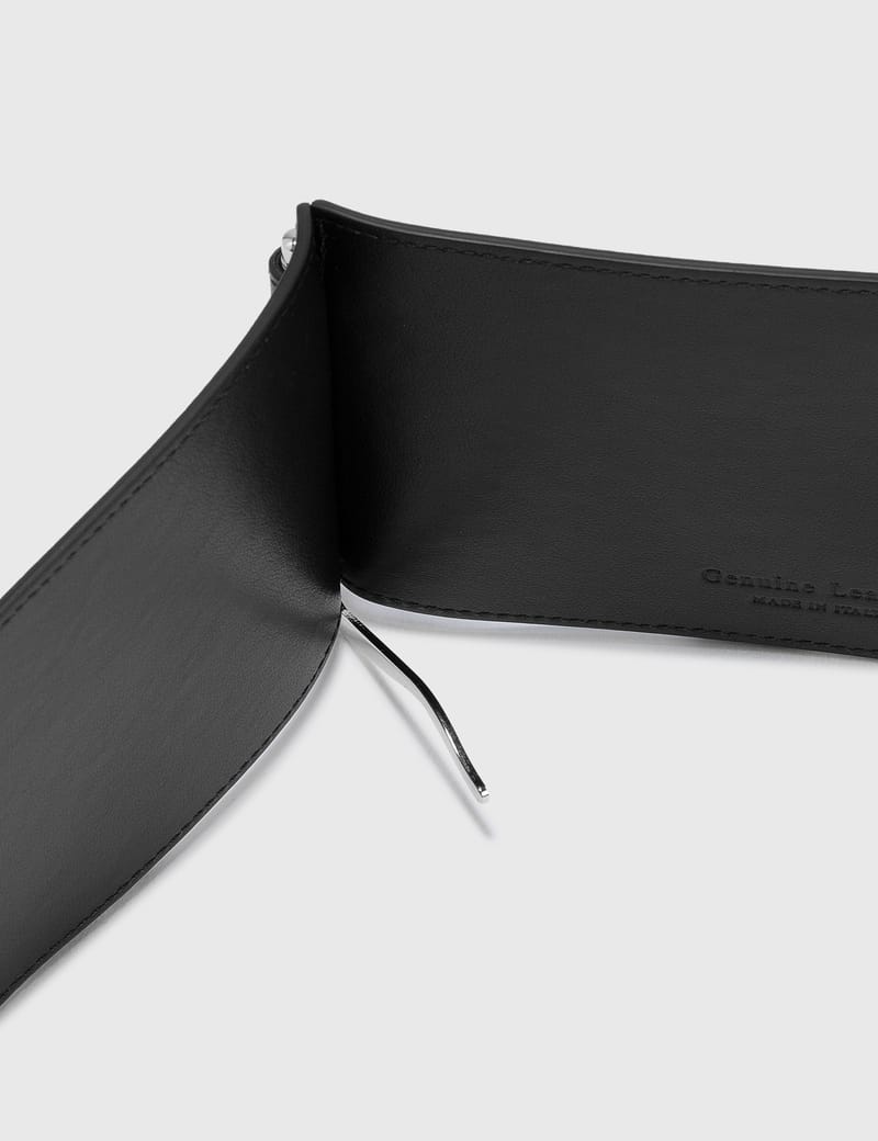 Off-White™ - Calfskin Quote Bill Clip Wallet | HBX