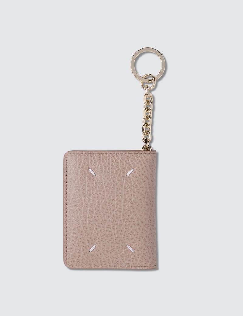 Maison Margiela - Leather Card Holder With Key Ring | HBX