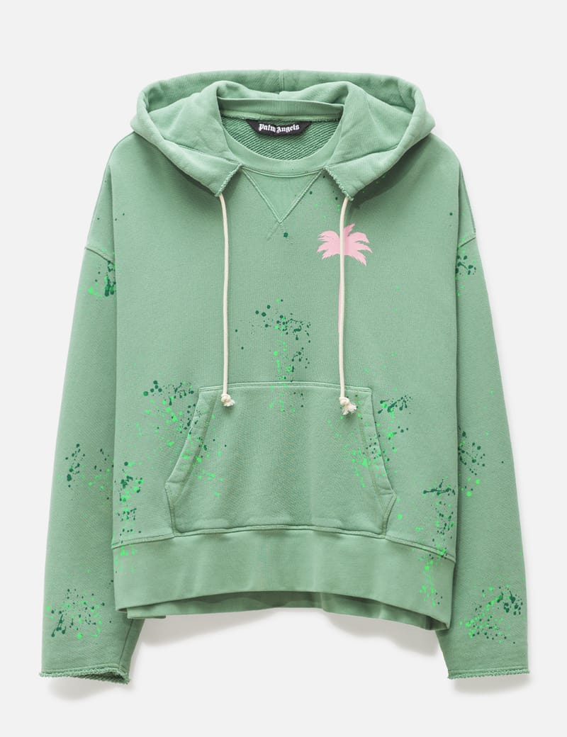 Palm Angels - Palm Tree Paint Hoodie | HBX - Globally Curated