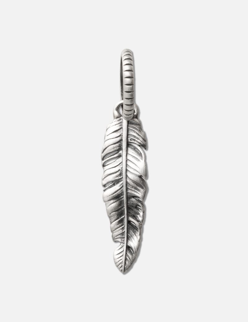 Hozho feather まとめ売り　silver925 インディアン　バラ可 Left Feather Retro 925 Silver Goro Takahashi Pendant with
