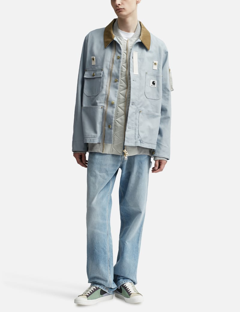 Sacai - Sacai X Carhartt WIP Canvas x MA-1 Jacket Michigan | HBX