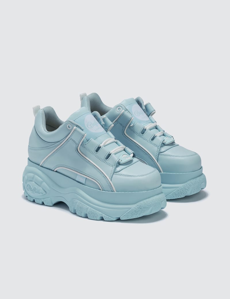 Buffalo London - Buffalo Classic Powder Blue Low-Top Platform