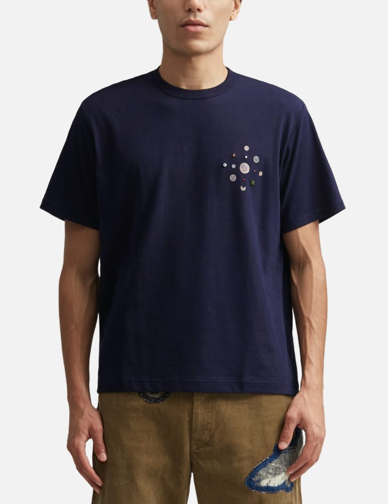 KHOKI Hand-Embroidered T-Shirt - Crafted with signature hand