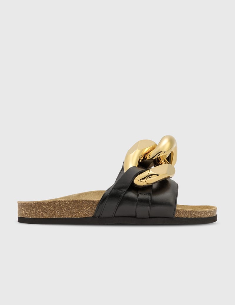 Jw Anderson Chain Loafer Mules Loafers Jw Anderson Leather Chain