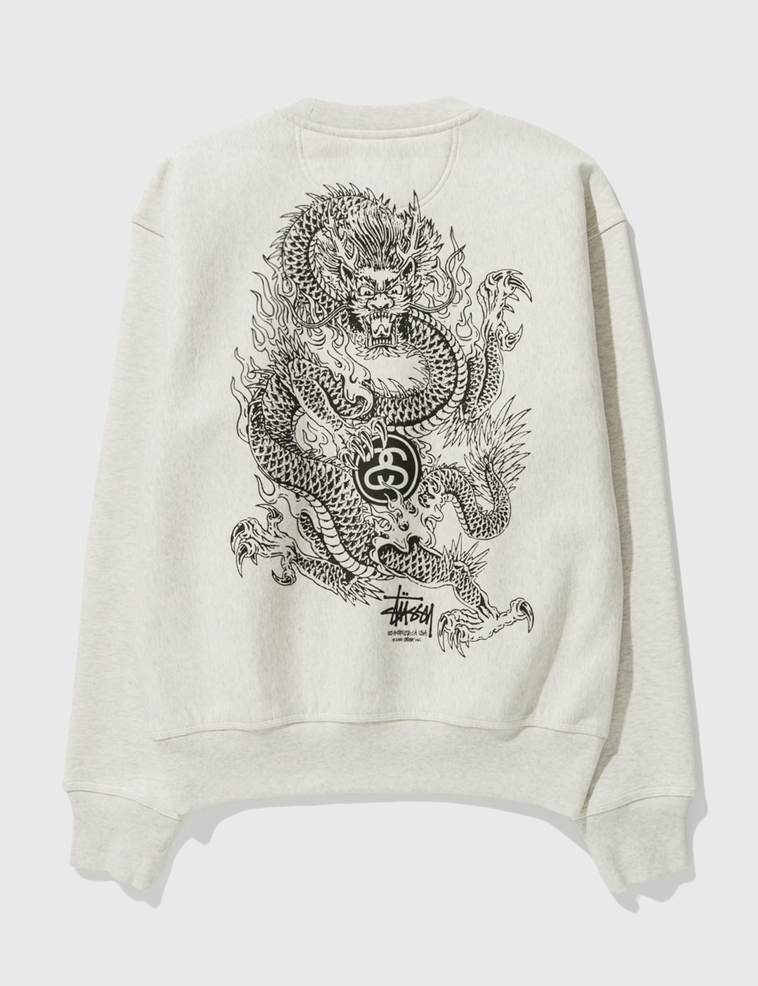 Stüssy - Dragon Crewneck Sweatshirt | HBX - Globally Curated Fashion ...