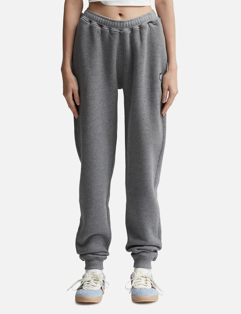 Maison Kitsuné - Bold Fox Head Patch Regular Jog Pants | HBX