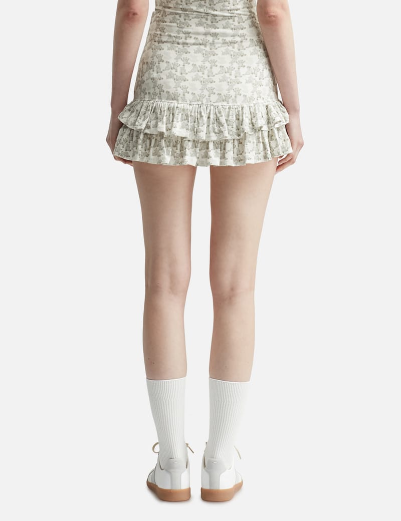 国内送 GLOWNY グロウニー テディベア Lulu Ruffle ミニスカート グロウニー - Lulu Ruffle Mini Skirt | HBX - ハイプビースト