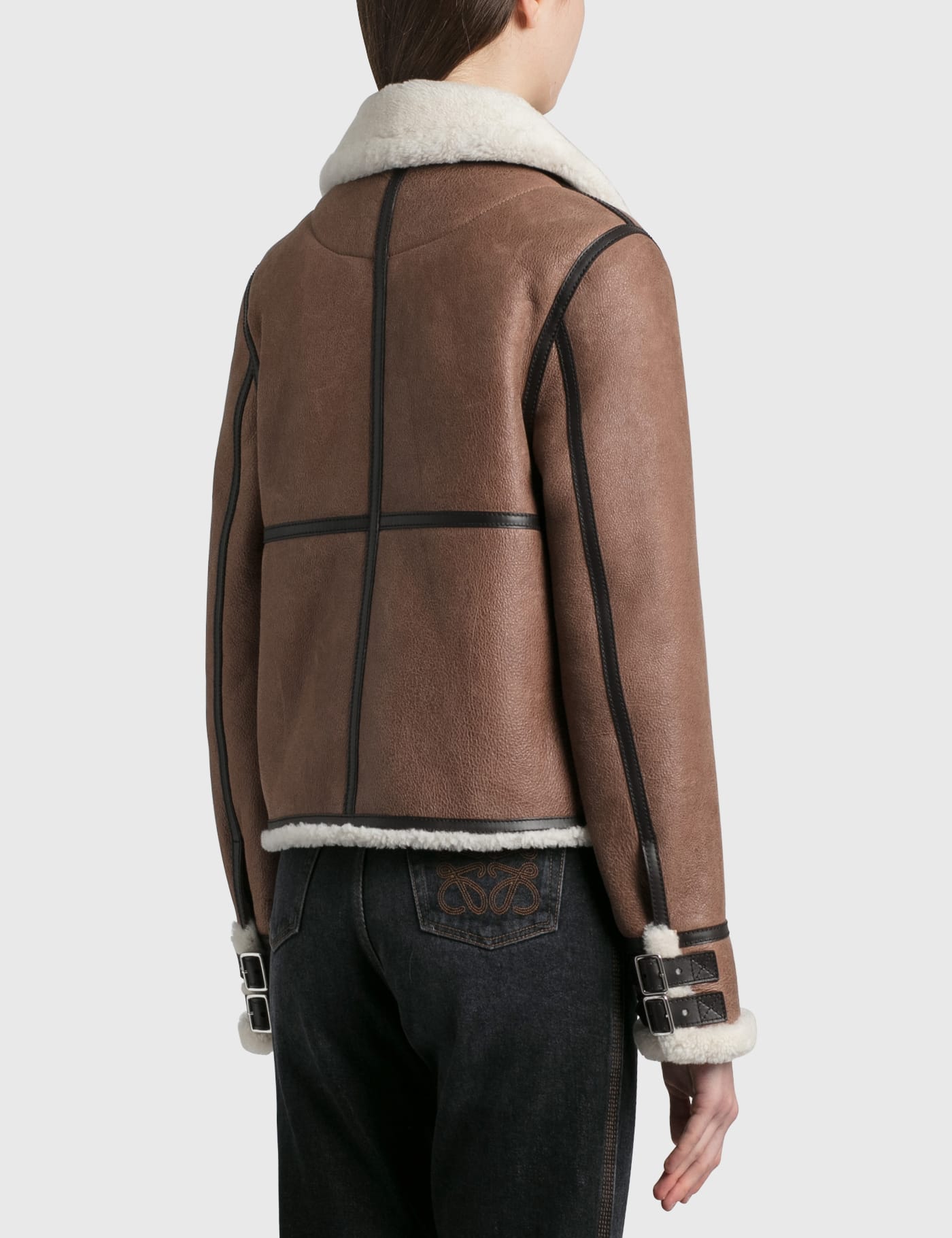 Loewe - Shearling Aviator Jacket | HBX - Globally Curated Fashion 