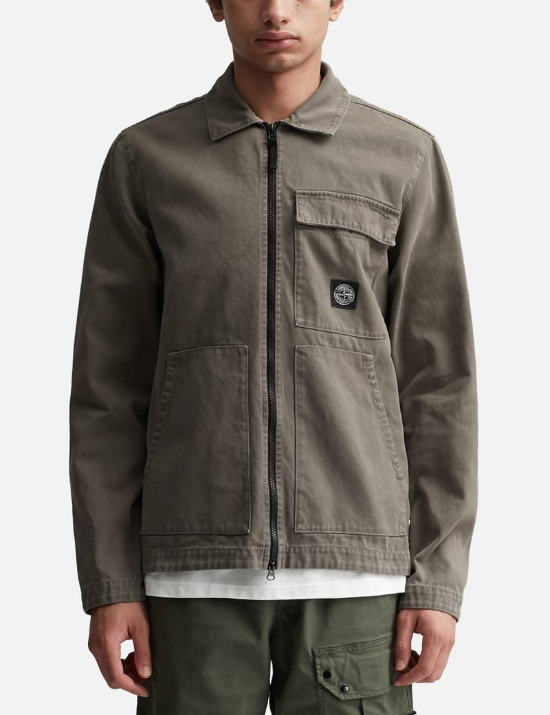 Stone Island - Garment Dyed Overshirt | HBX - Globally