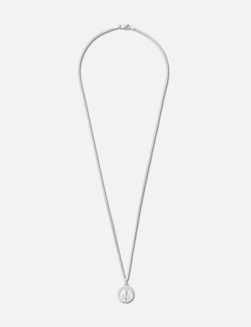 WACKO MARIA COIN NECKLACE シルバー WACKO MARIA - COIN NECKLACE | HBX