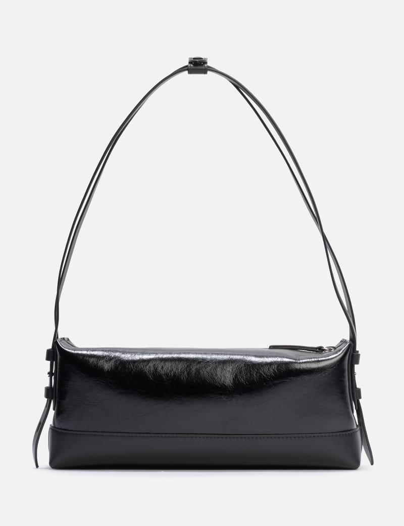 Maison Margiela ベルトショルダーバッグ - 光沢のあるしわ加工カーフ