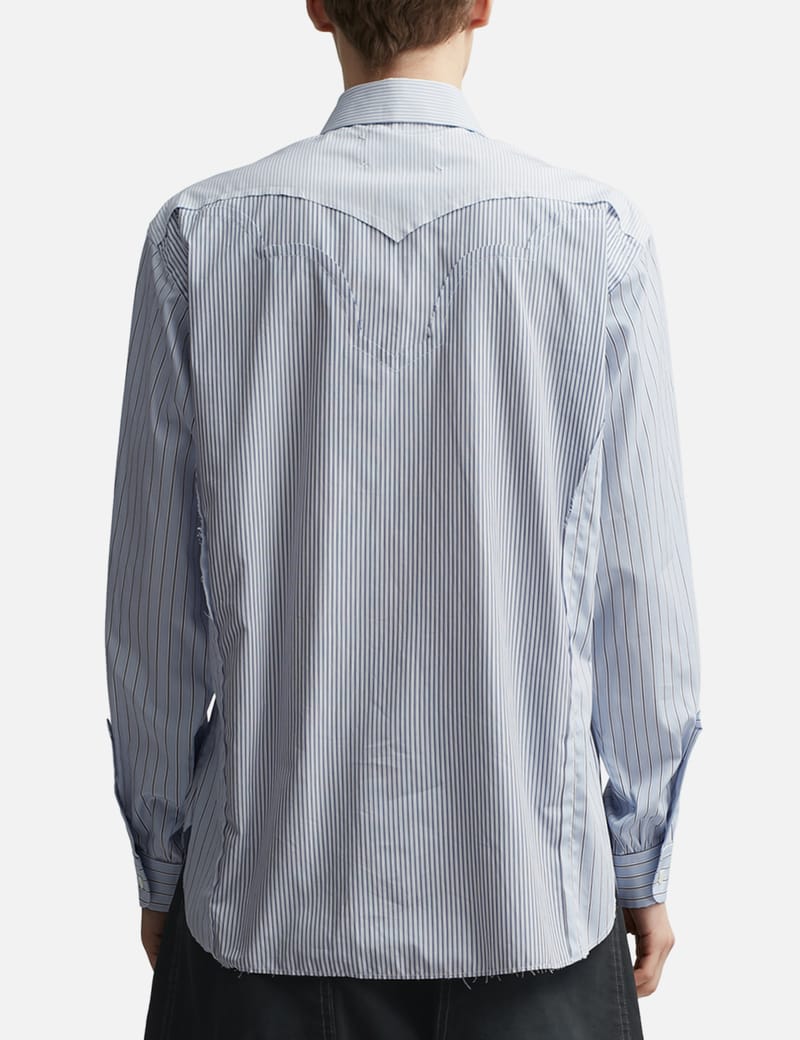 Maison Margiela - Stripe Yoke Shirt | HBX - Globally Curated