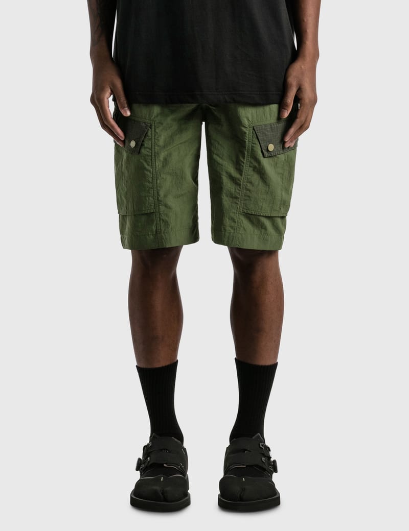 Tropical Wool Relaxed Cargo Short – Tibi Official