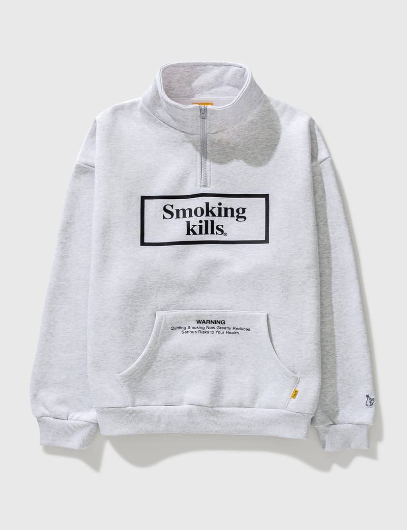 23SS FR2 Smoking kills Hoodie 黒 XL