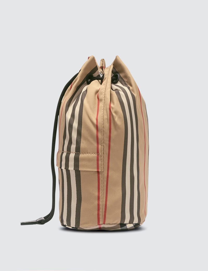 【BURBERRY】Check Drawstring Pouch Burberry Check Drawstring Pouch Bag | Neiman Marcus