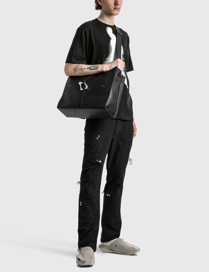 【関税込み】HELIOT EMIL ブラック Luculent トートバッグ HELIOT EMIL ++ LUCULENT TOTE BAG