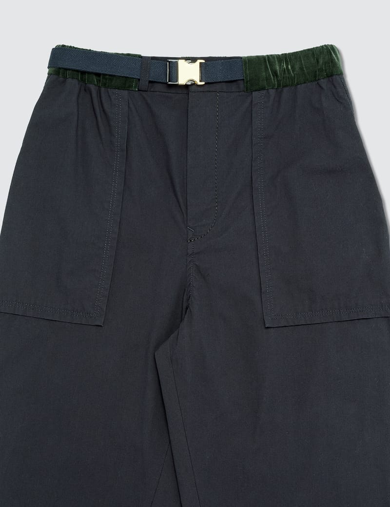 Sacai - Fatigue Cropped Pants | HBX - Globally Curated Fashion and