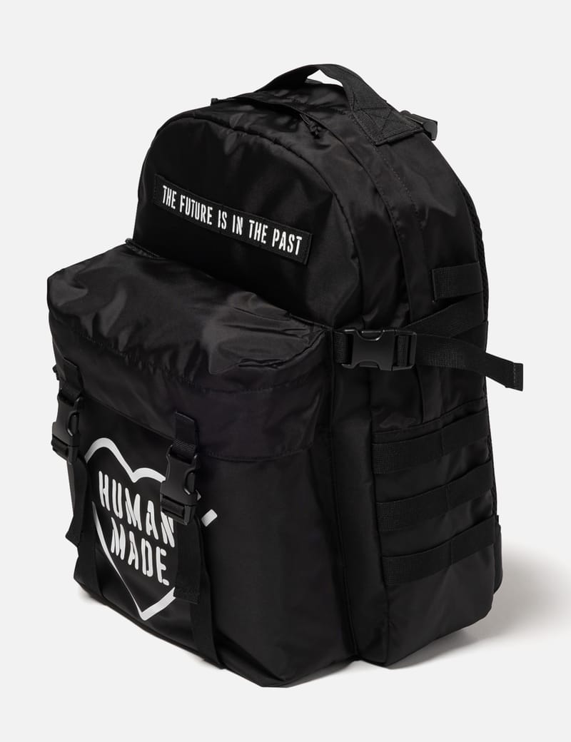 Human Made Military Backpack - Durable nylon design with laptop