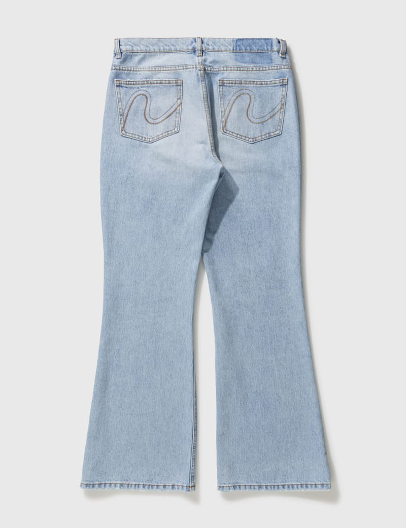 ERL - Distressed Denim Pants | HBX - Globally Curated Fashion and