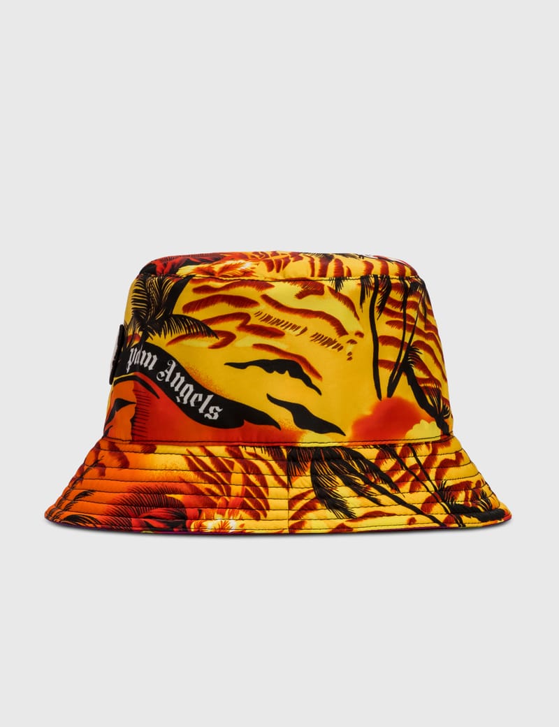 Moncler Genius - 8 MONCLER PALM ANGELS Printed Bucket Hat | HBX