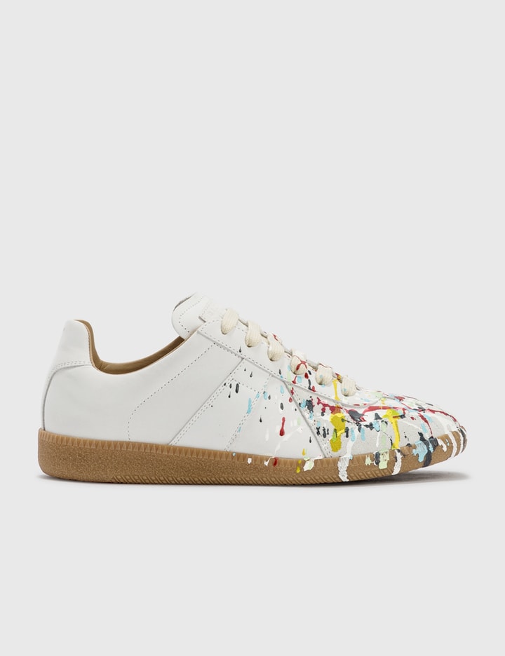 Maison Margiela Replica Paint Drop Sneakers HBX Globally Curated
