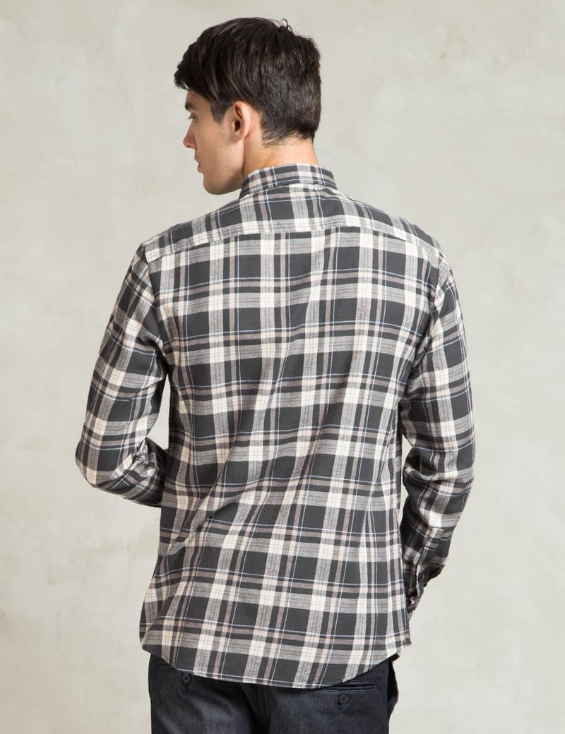 I Love Ugly. - Coffee Plaid L/S Shirt | HBX - Globally Curated