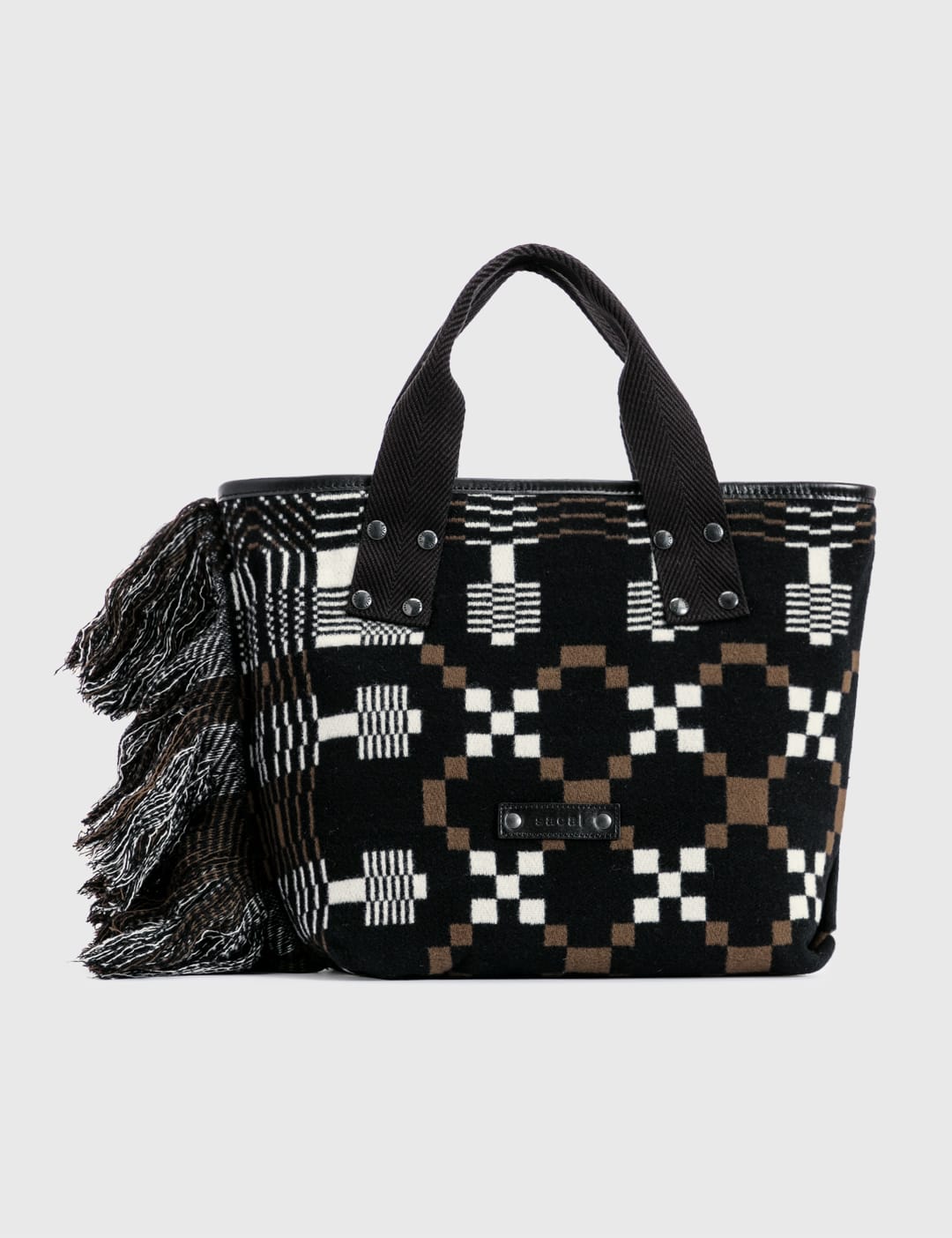 Sacai - Geometric Jacquard Tote bag M | HBX - Globally Curated Fashion and  Lifestyle by Hypebeast