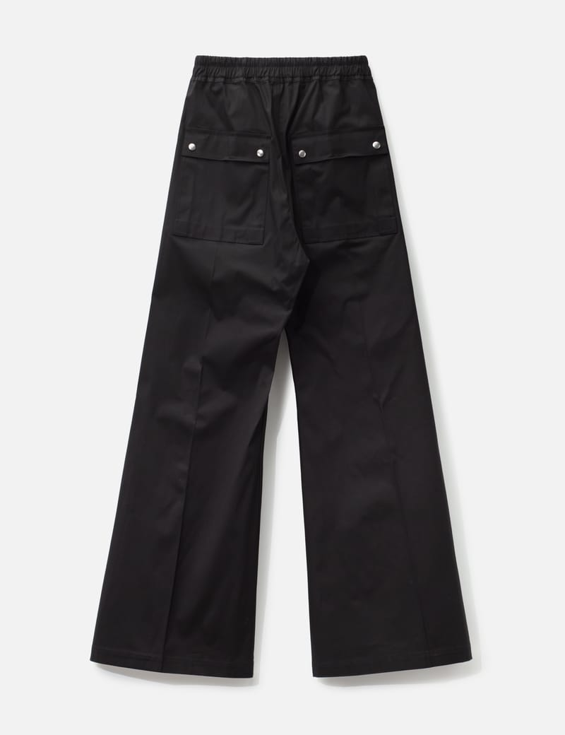 Rick Owens Wide Bela Pants - ドローストリング＆露出ジップのワイド