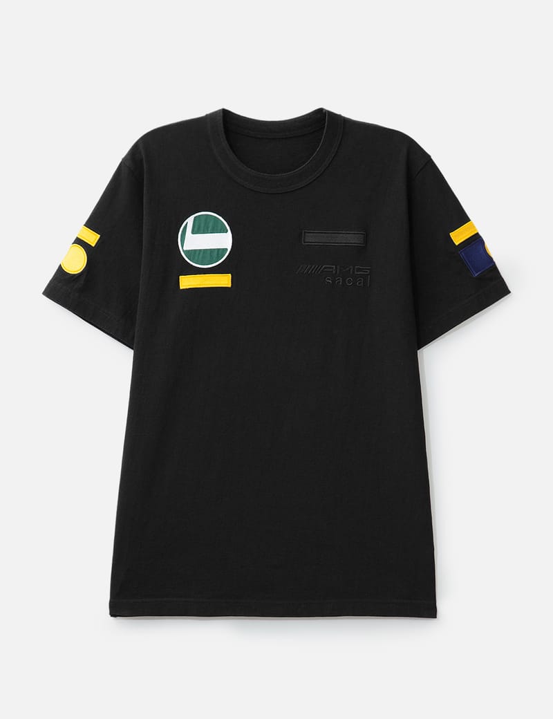 Sacai - NYLON TWILL X COTTON JERSEY T-SHIRT | HBX - Globally
