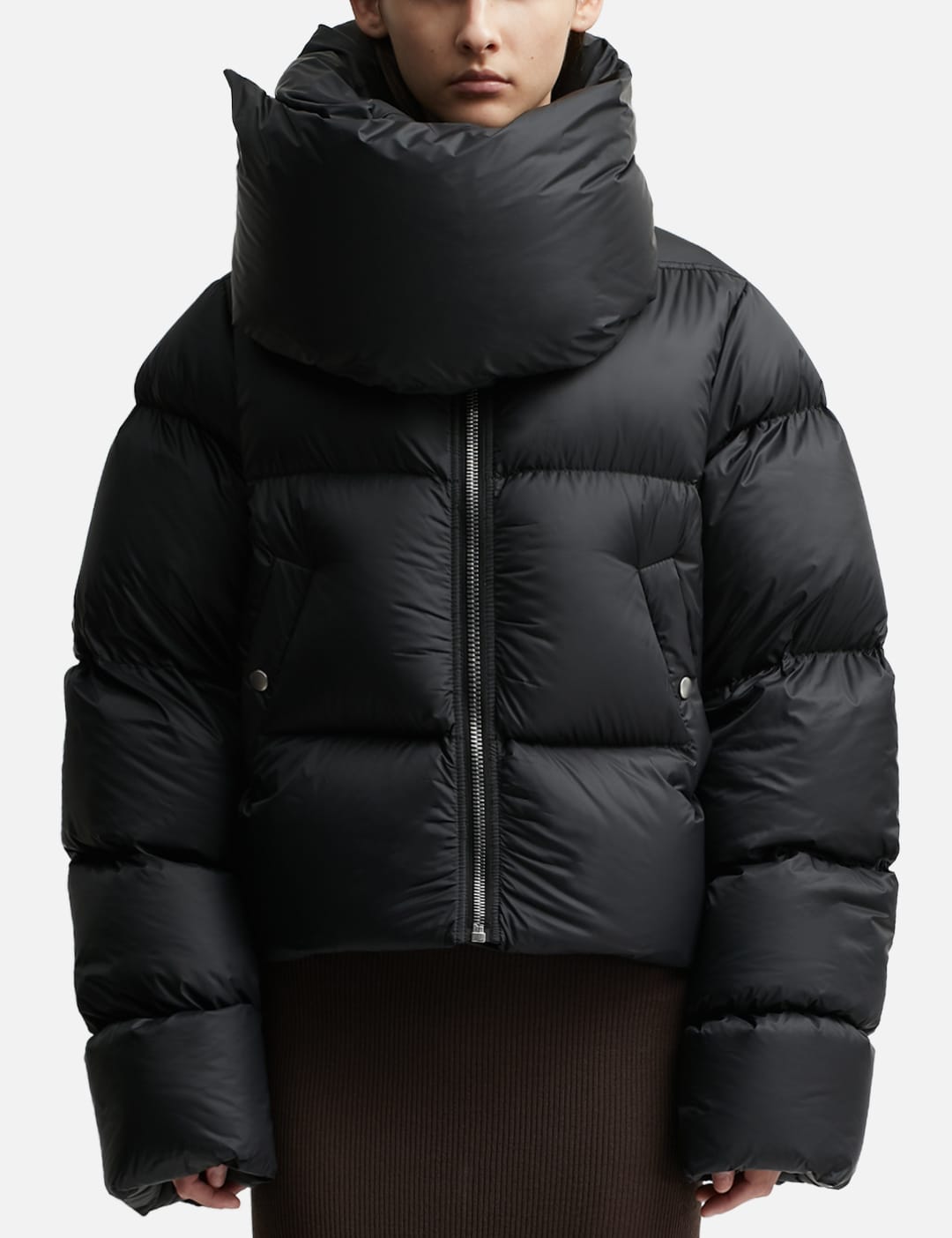 Rick Owens - Funnel Neck Down Jacket | HBX - Globally Curated 
